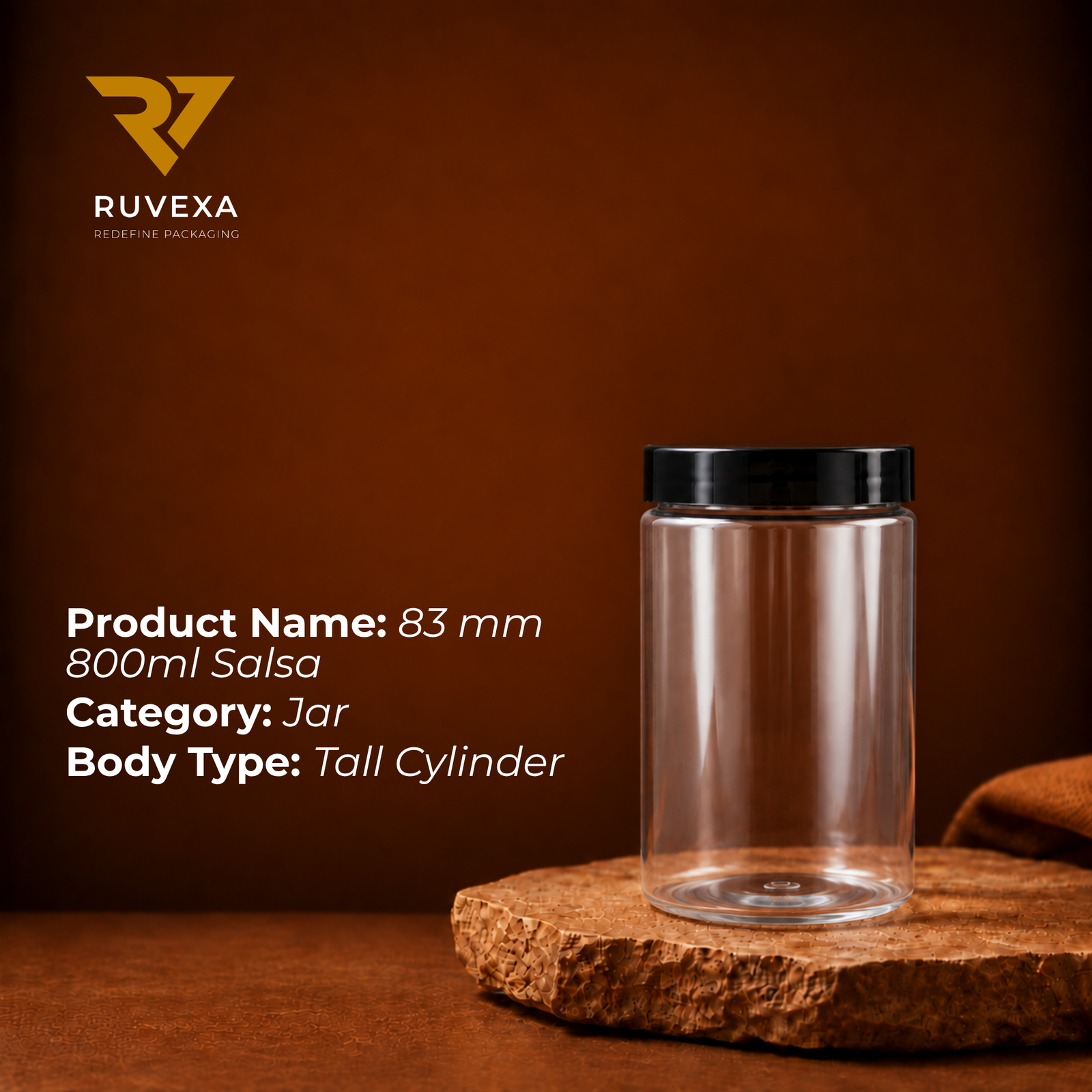 Ruvexa 800 ml Salsa Jar