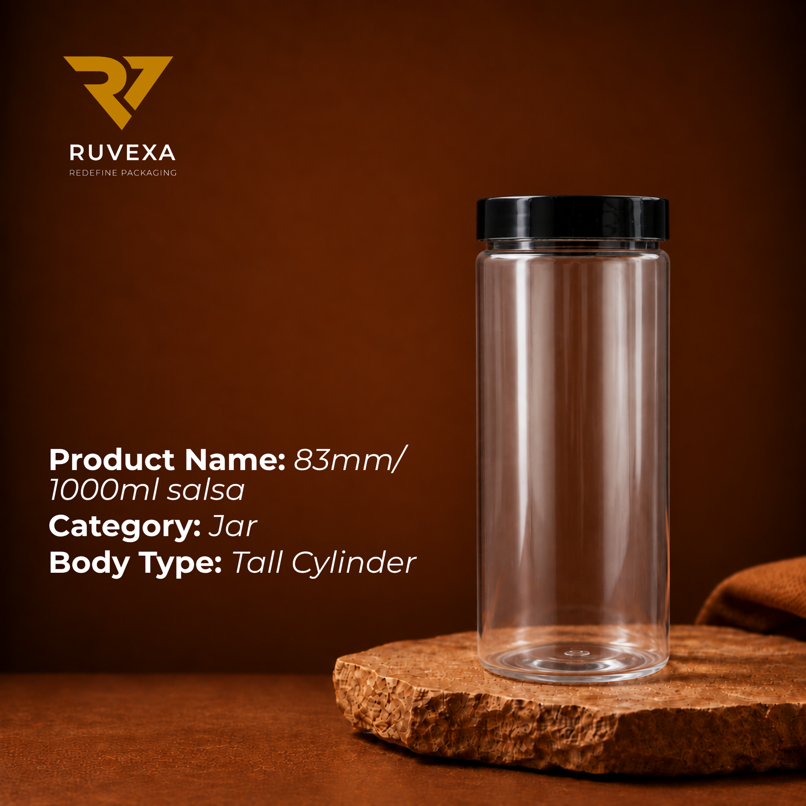 Ruvexa 1000 ml Salsa Jar